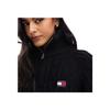 Tommy Hilfiger Fashionable Trendy Cable Knit Half-Zip High Neck Comfortable Versatile Fitted Short Sweater Women Sweater DW20269001-BDS