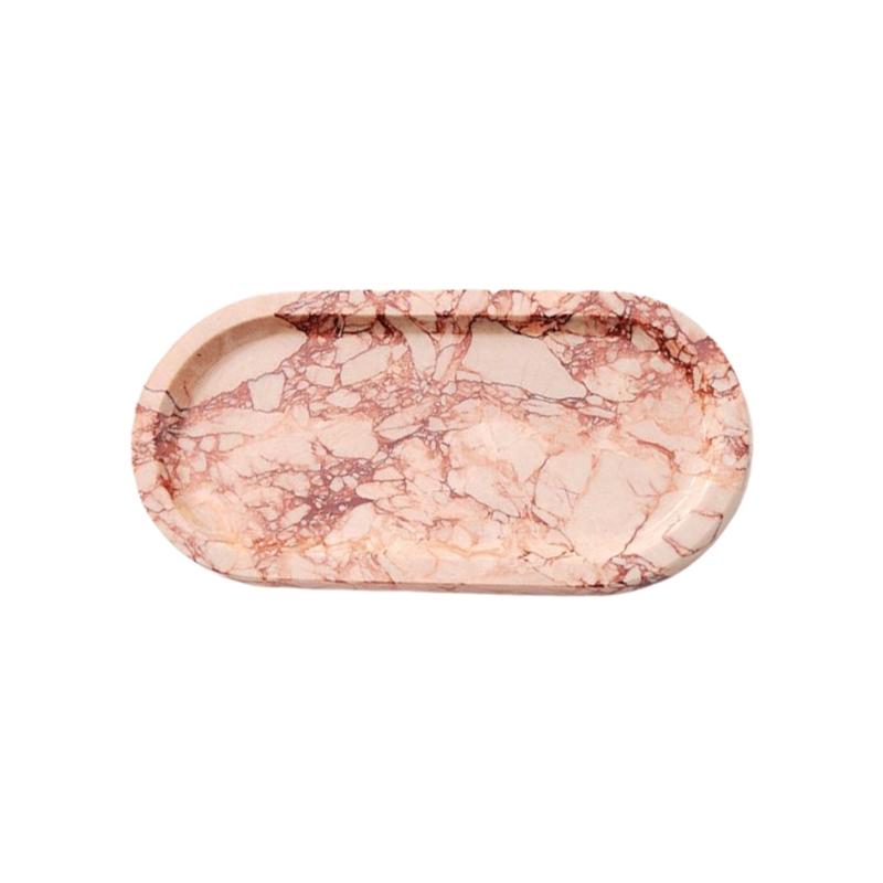 Unique Marble Vanity Tray For Displaying Perfume Bottles Trinkets And Makeup Accessories Storage Organizer