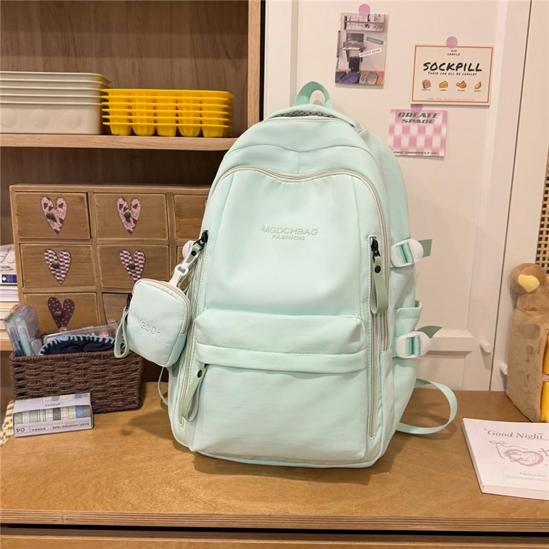 Women's Large Capacity Backpack Student's Lightweight Schoolbag