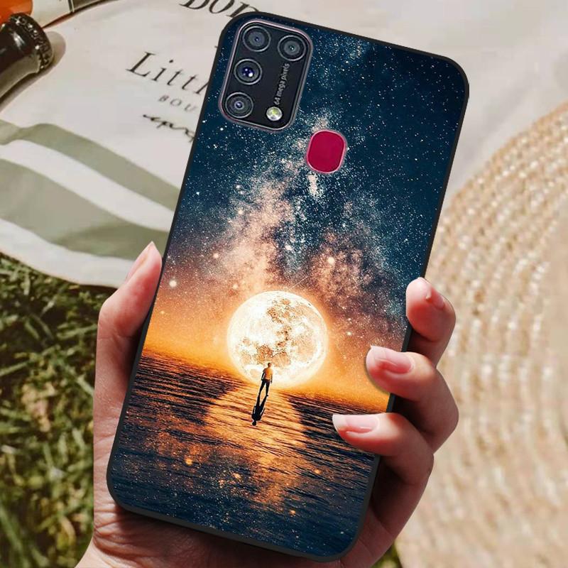 For Samsung M31 Case Phone Cover Silicone Soft TPU Back Cover for Samsung Galaxy M31 M 31 case SM-M315FZBVSER m315 Fundas Bumper