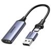 Karta przechwytywania obrazu / Grabber HDMI Ugreen CM489, 4K 60Hz, USB + USB-C