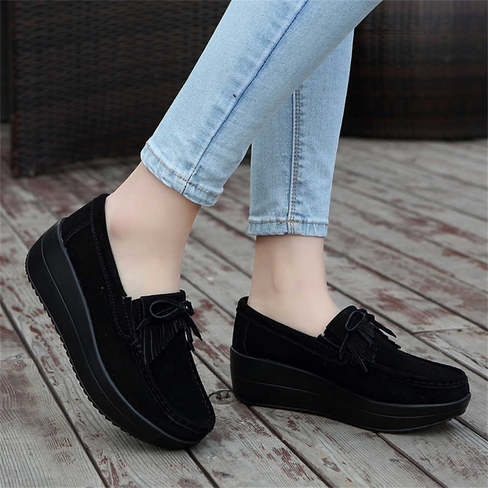 Fashion Mocasin Khaki Platform Sport Shoes Women High Heel Sneakers Women's Sneakers Vip Boti Racing Tnis Welcome Deal Workout