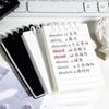 Cute Mini Notebooks A7 Pocket Notebook Small Memo Pad Loose-leaf Square Notepad Horizontal Line Inner Page Memo Pad Diary Book