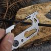 Multifunction Climbing Carabiner Edc Keychain Gear Outdoor Tools Camping Hiking