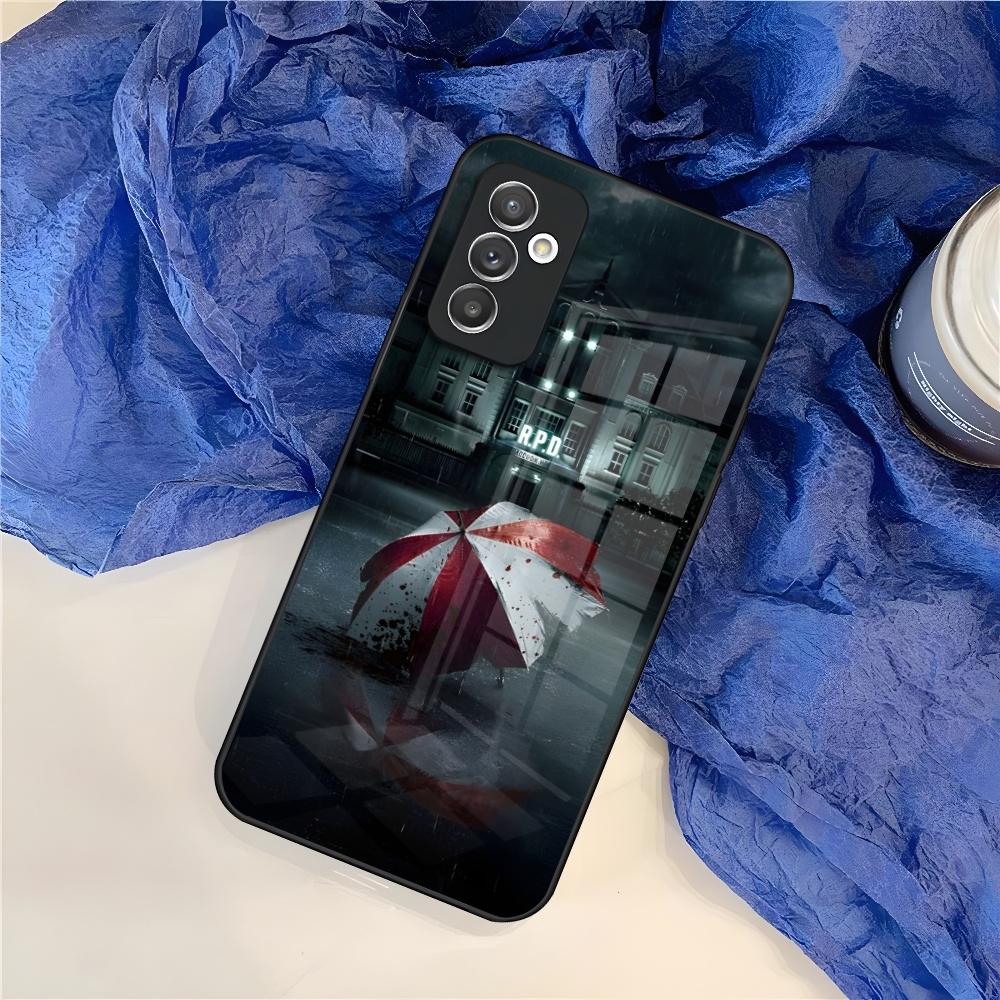 Umbrella Corporation Phone Case for Samsung Galaxy S25 S24 S30 S21 S23 S20 S22 Fe Note 20 Pro Ultra Plus glass Cover