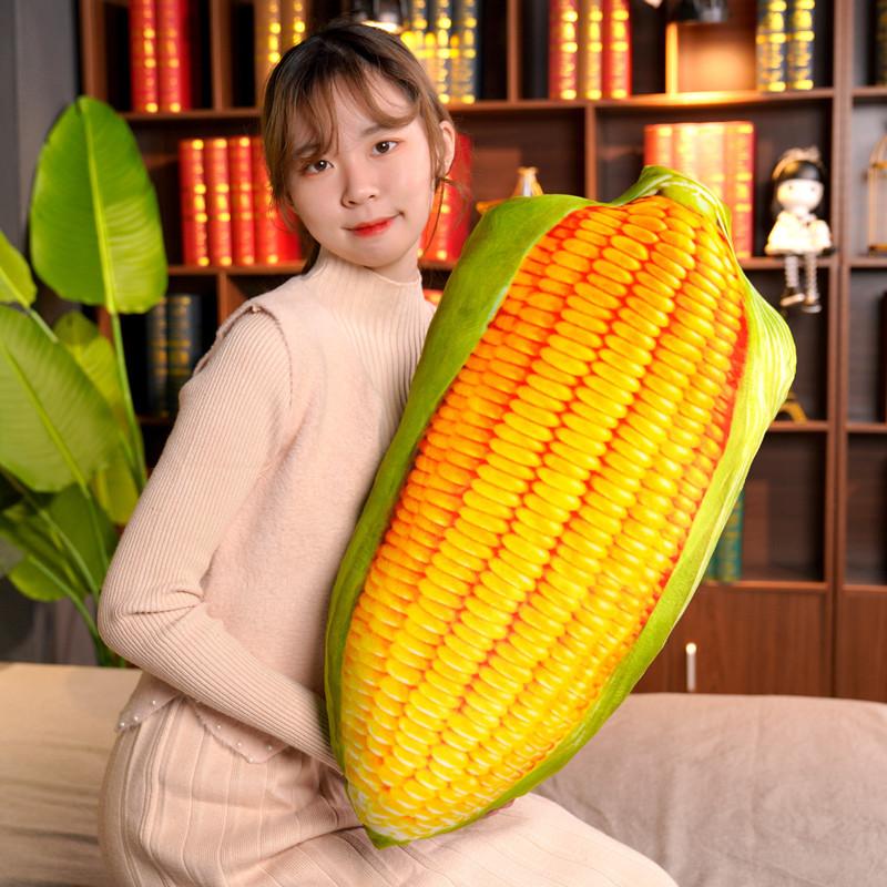 Simulated Corn On The Cob Throw Pillow Plush Toy Corn Doll Sofa Pillow Cushion Children'S Rag Doll Photography Props