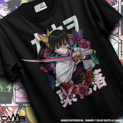 Kanao Tsuyuri Waifu Girl T Shirt, Demon Slayer KNY Japanese Manga Anime Soft Tee