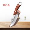 Handmade Forged Chef Butcher Cleaver Stainless Steel Multi-Purpose Professional Kitchen Knives for Fruit BBQ Cooking