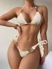 Women's European-American Sexy Cross-Back Bikini Swimsuit