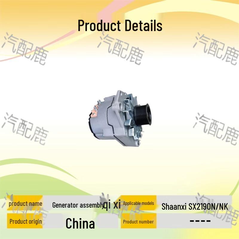 Shaanxi Truck Generator Assembly