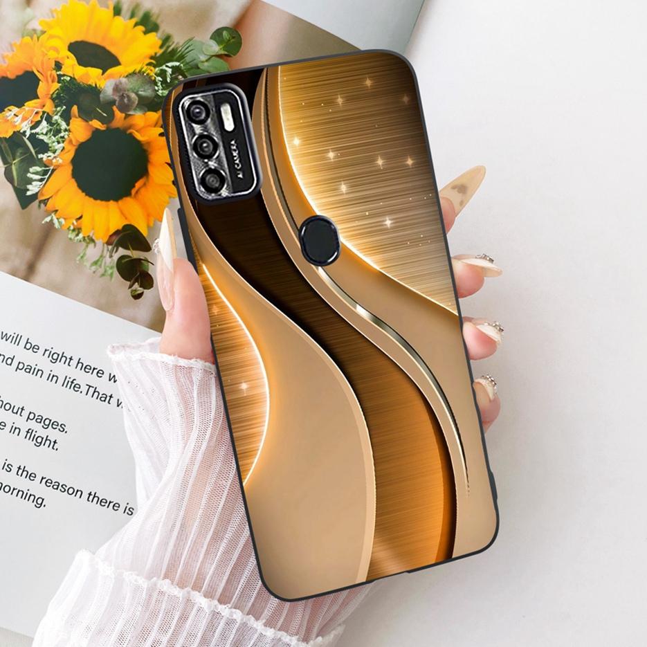 For ZTE Blade A7s 2020 Case A7020 Cute Lion Fashion Painted Cover Soft TPU Matte Phone Case For ZTE Blade A7s 2020 BladeA7s Bags