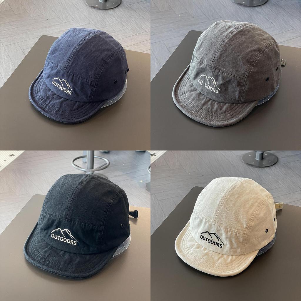 Baseballkappe mit kurzem Schirm und verstellbarer Passform, Sonnenschutz für Damen, Herren, Outdoor-Bekleidung