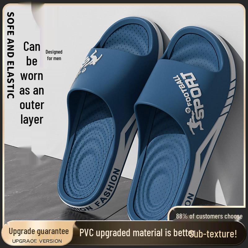 Pánské letní sportovní outdoorové protiskluzové pantofle se silnou podrážkou