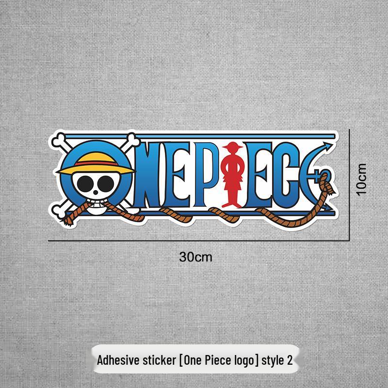 One Piece Anime Stickers: Luffy, Pirate Ship, Sanji Car Scratch Covers