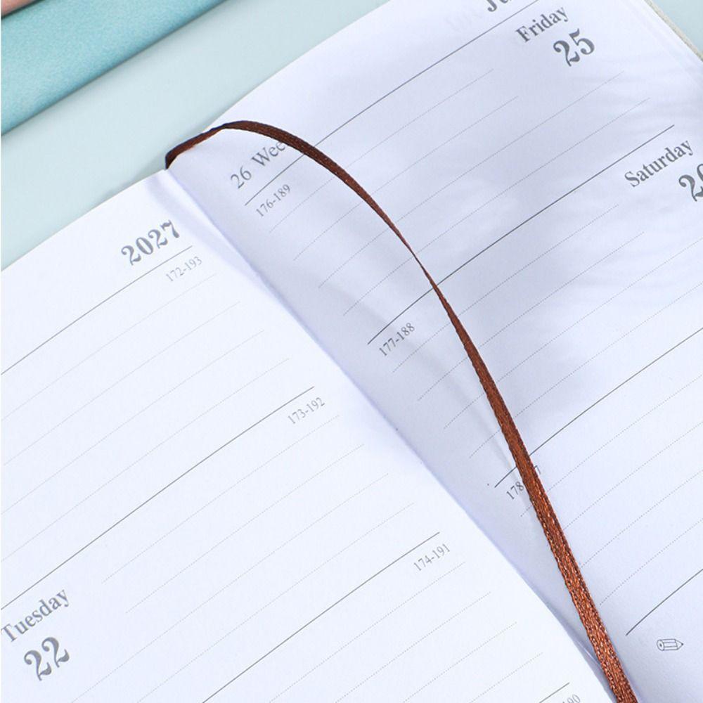 Wear-resistant 2027 Schedule Planner Notepad A6 To-do List Notebook Diary Writing Pads  Student