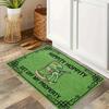Creative Phrase Frog Welcome Doormat Stain-Resistant & Non-Slip Indoor/Outdoor Entrance Mat Kitchen Rug Home Decor