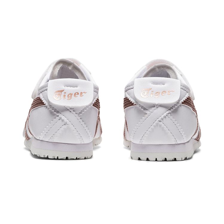 Onitsuka Tiger Candy Glitter Comfortable Low-Top Kids Running Shoes Kids sneaker White Rose-Gold 1184A170-100