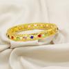 Newly designed Inlaid with colorful cubic zirconia, the bracelet is suitable for daily wear and has a bohemian fashion style pcs Luxury Personalized