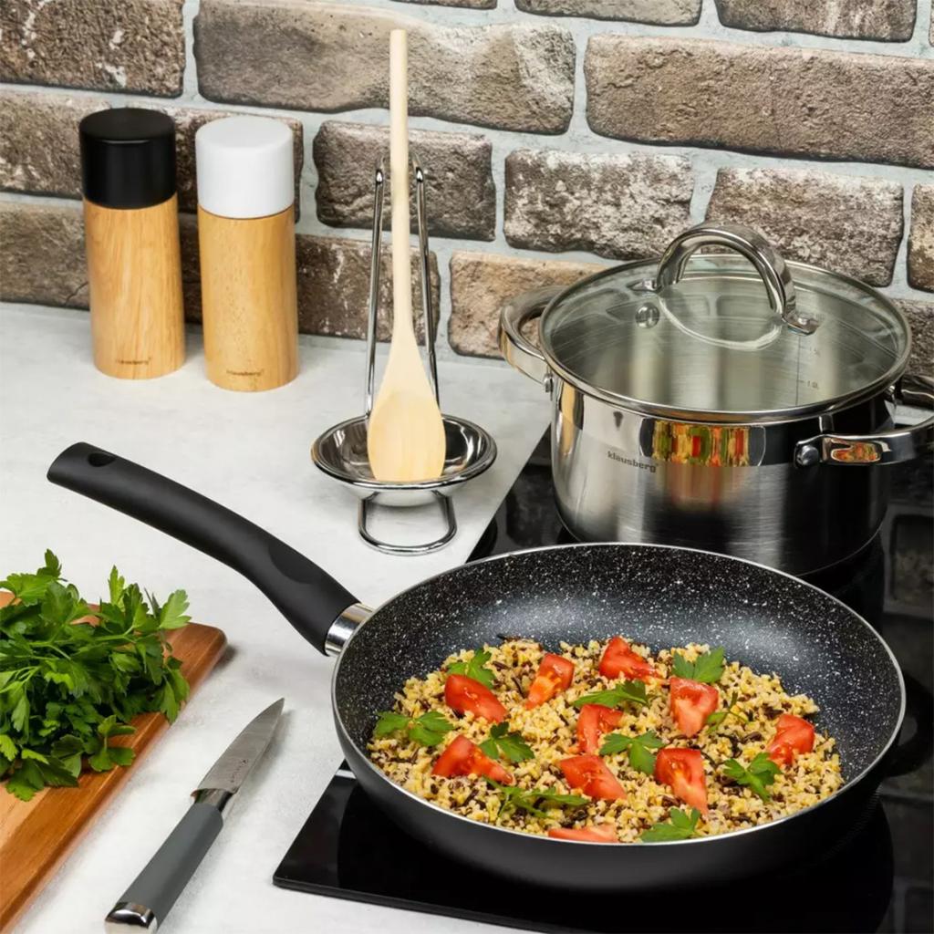 KINGHOFF MARMO MARBLE COATED FRYING PAN 20cm KH-3979