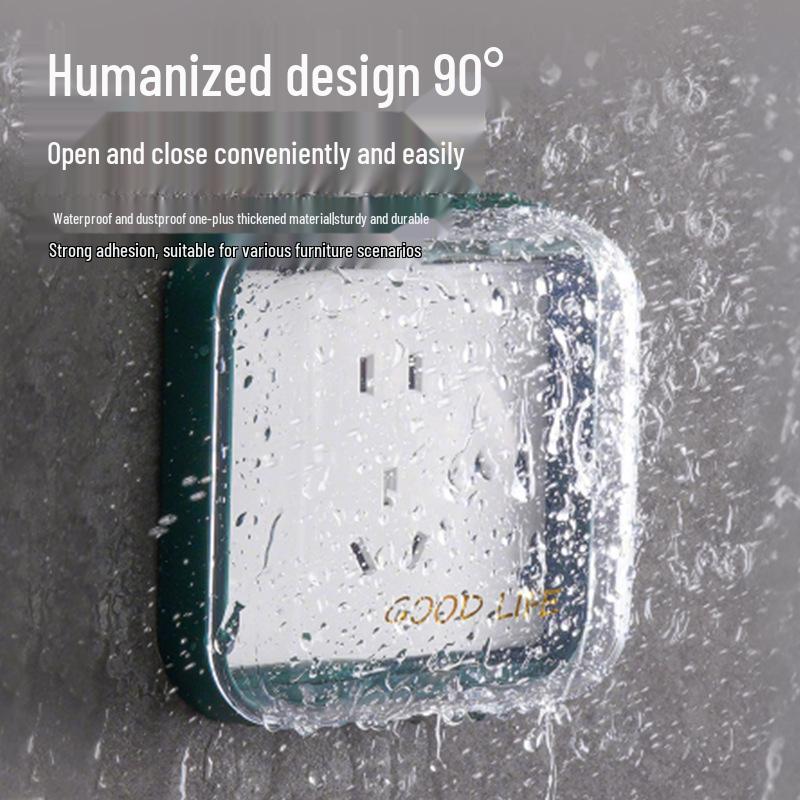 86 Type Bathroom Socket Switch Waterproof Protective Cover - Newcomer Offer with Free Shipping