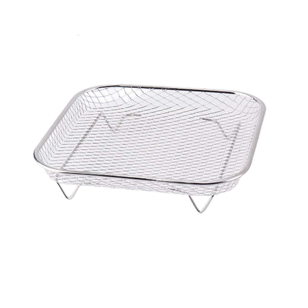 3/1Pc Air Fryer Accessories Kitchen Filter Rack Stackable BBQ Grill Rack Food Frying Basket Set Multipurpose Baking Cooking Tool