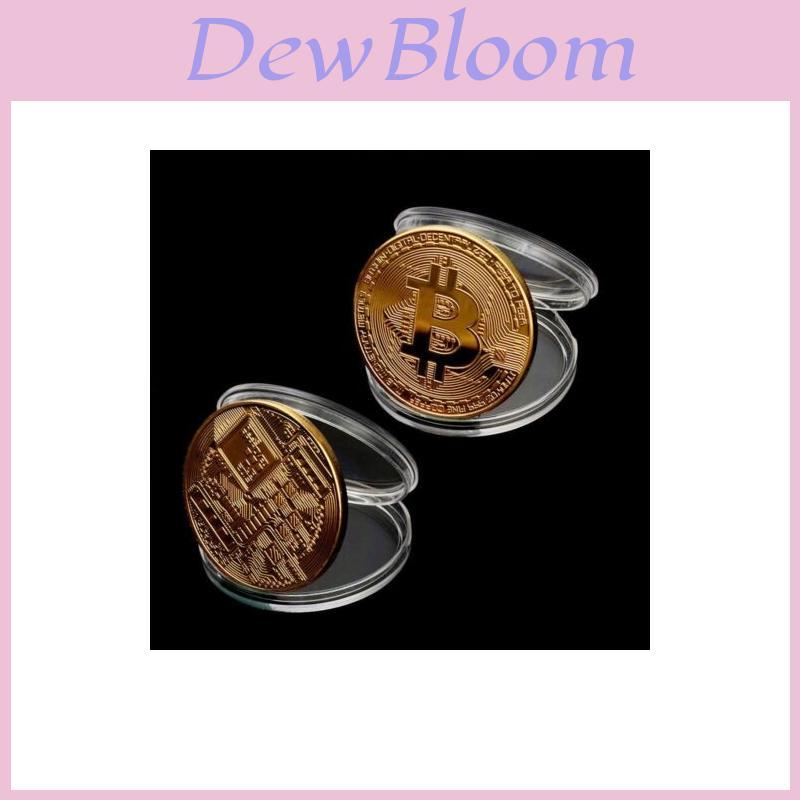 Bitcoin Collectors Edition metalen herdenkingsmunt met gepersonaliseerde gravure, ideaal als cadeau of promotieartikel.