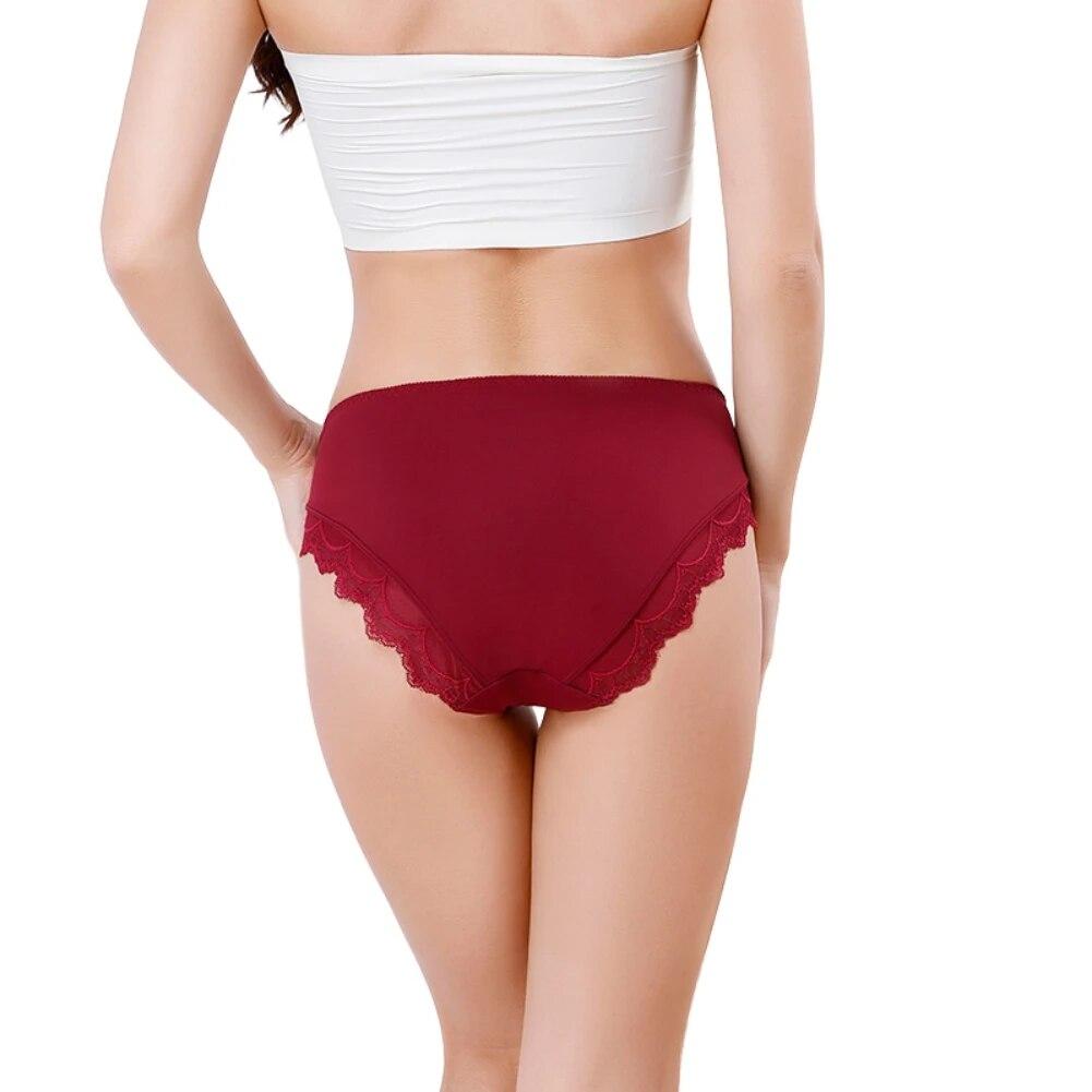 Damskie koronkowe wykończenia bielizna kwiecista koronka majtki majtki bikini dla pań bezszwowe hipsterskie oddychające miękkie majtki rozciągliwe