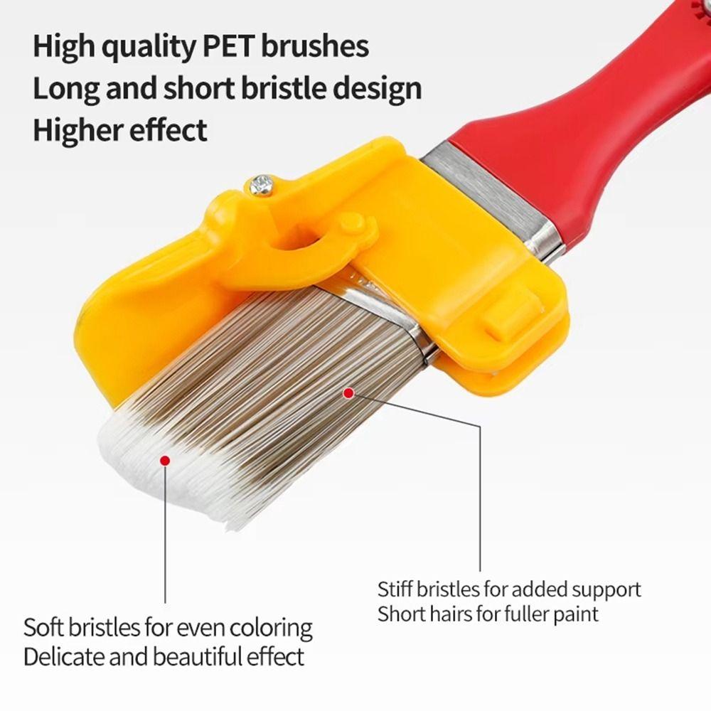 Multifunctional Edging Color Separation Paint Brush Handheld Paint Edger Tool  for Walls Furniture