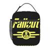 Vintage Fallouts Finger Guns Insulated Lunch Tote Bag For Picnic Funny Games Food Box Portable Thermal Cooler Lunch Boxes