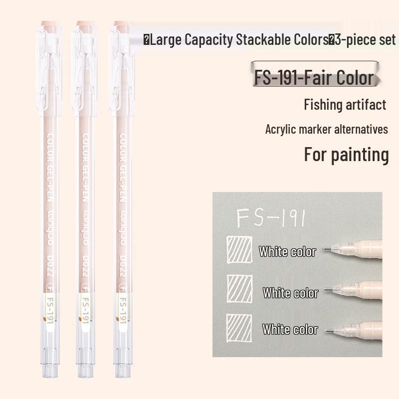 Синий Фруктовый Набор Ручек-Маркеров Большой Емкости - 234 Цвета для Искусства, Скетчинга, Флуоресцентные, Нейтральные, Акриловые Маркеры 0.6mm