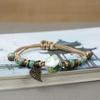 Broken Bridge Ceramic Floral Handmade Bracelet - Women's Fashion Jewelry