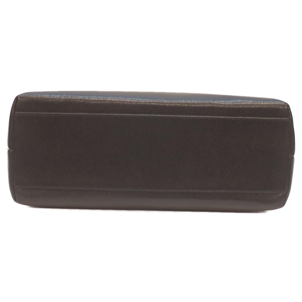 Chanel No. 5 Black Caviar GHardware Top Handle Handbag Handbag blackUsed