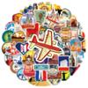 10/30/50pcs World Famous City Landscape Stickers Architecture Travel Scenery Decals DIY Toy Waterproof Graffiti Phone Luggage