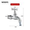 WDOFS 304 Rostfritt Stål Utomhus Frostsäker Kran