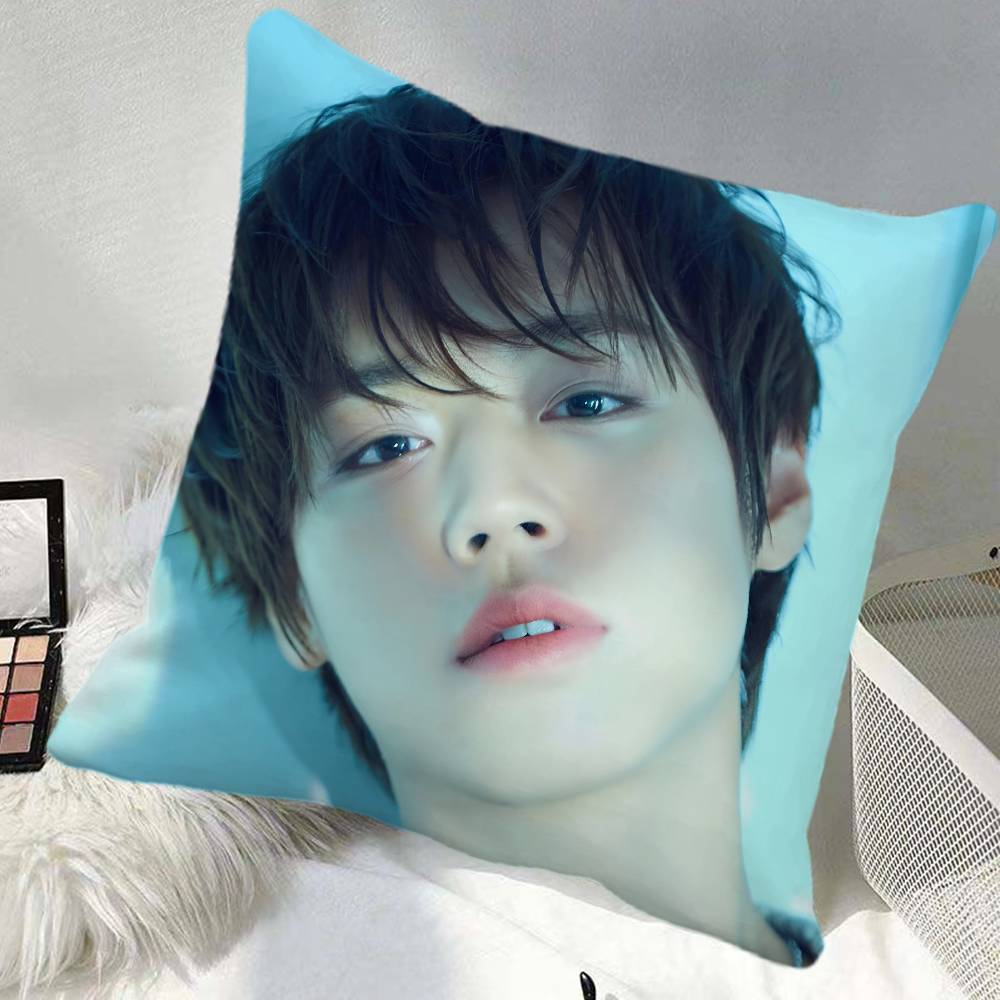 Jihoon Park Pillow Case Square Pillow Bedroom Sofa Leisure Comfort Cushion Car Home Decoration