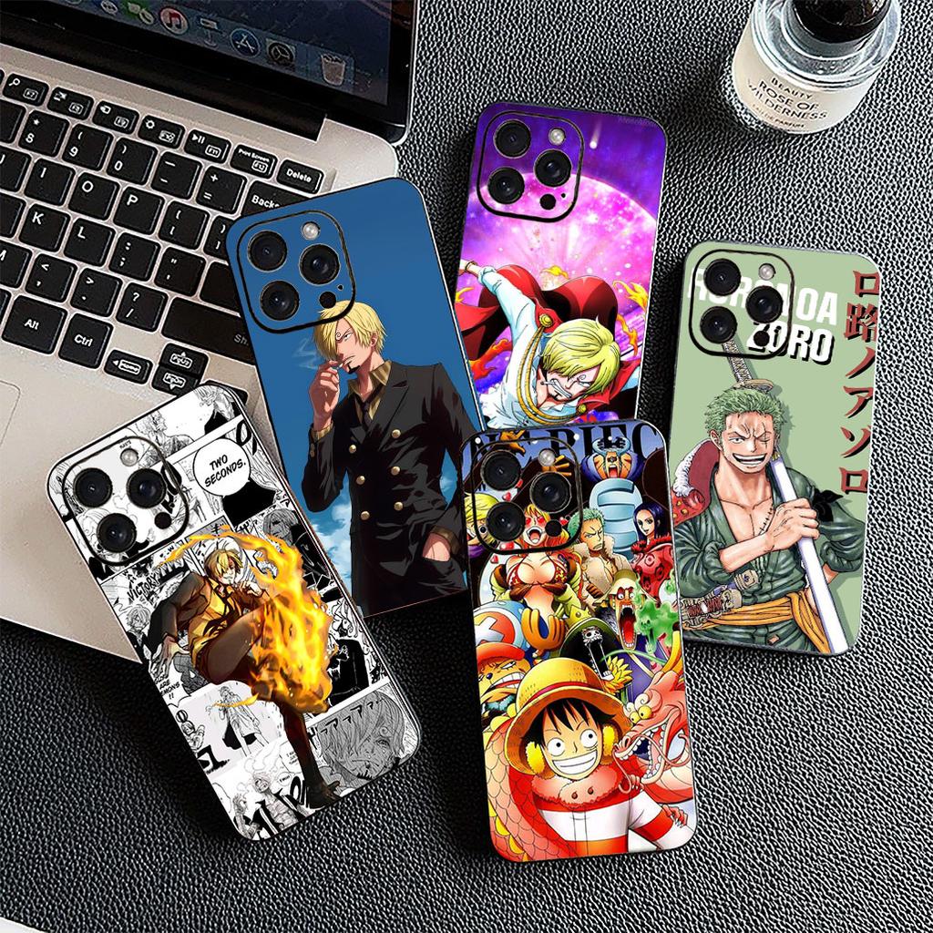 for Motorola Moto Edge 70 60 Fusion NEO Pro G56 G96 G04 G05 20 G Stylus Phone Cover Case Roronoa Zoro One Pieces Luffy Sanji