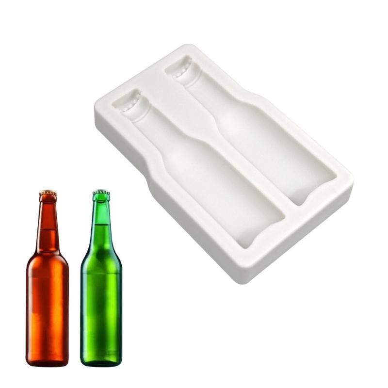 Silikonová forma ve tvaru pivní láhve Fondant Forma na čokoládu Forma na výrobu dortů pro domácí kutily Kuchyňské potřeby na pečení
