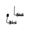 Double-head Snare Drum Stand with Pipe Rack & Cymbal Arm Clamp Accessories