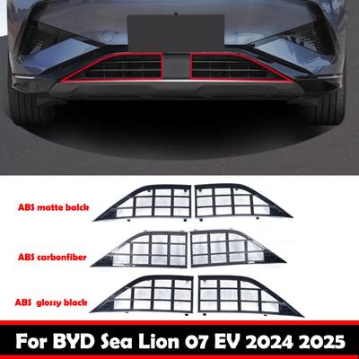 Pro BYD Sealion 7 Sea lion 07 EV 2024 2025 Auto Přední mřížka Střední síťka Síťka proti hmyzu pro čistě elektrickou verzi nebo verzi s prodlouženým dojezdem atd.