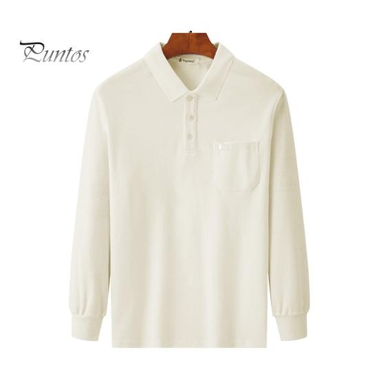 

Осенне-весенняя мужская рубашка с отложным воротником, нагрудным карманом на пуговицах, эластичными манжетами, утолщенным однотонным пуловером, свободным повседневным деловым стилем 2XL