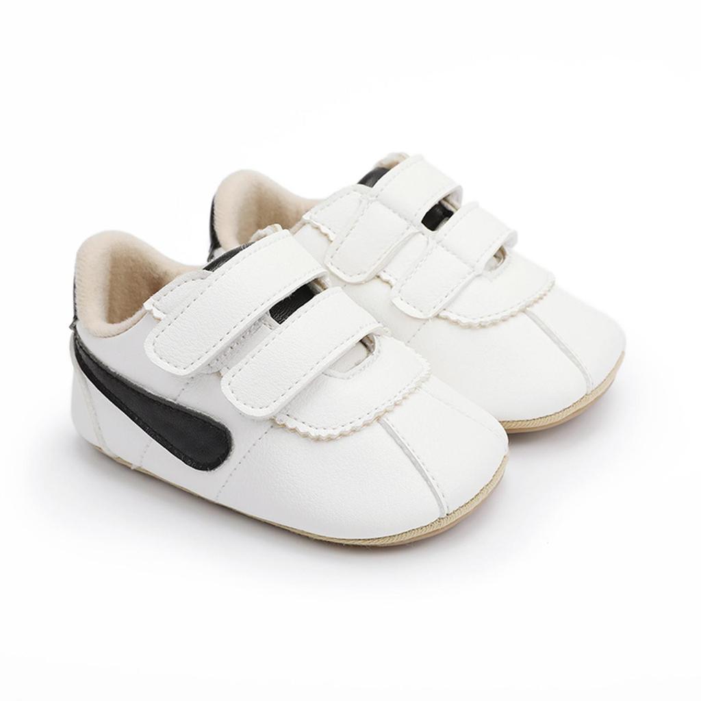 KB)Baby Girls Boys Canvas Shoes Unisex Infant Soft Anti-Slip Sole