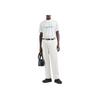 Emporio Armani Letter Logo Embroidered Round Neck Pullover Short Sleeve T-Shirt Men Tops Warm-White 6D1TR9-1JOSZ-0101