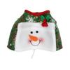 Cute Christmas Desktop Square Decorative Santa Tissue Box Cover Portable Tissue Paper Holder Holiday Decorations