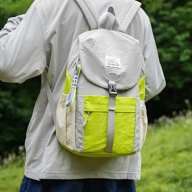 Schoolbag Wholesale Student Backpack Sports Splicing Men's and Women's Outdoor Backpack Lightweight Versatile Anti-splashing Large Capacity Mou