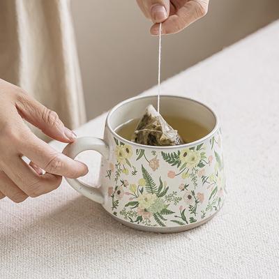 High Value Creative Big Belly Cup Ceramic Mug Household Water Cup Oat Milk Breakfast Cup Afternoon Tea Coffee Cup