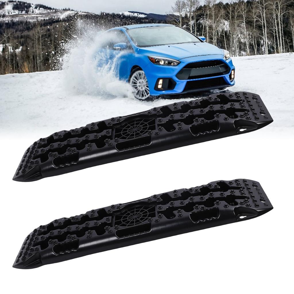 Off Road Traction Boards All Weather Auto Traction Mat Tire Grip Aid Unstuck Your Car From Snow Ice Mud and Sand