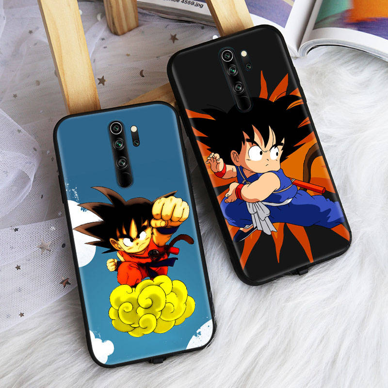 Black Case for Xiaomi Poco X6 X4 M5 M6 F5 F6 C65 C55 C50 C51 C40 Pro Redmi 14C A3X 13C 12C 11T 10A 9C Note 7 6 8A Plus W-87 Dragon Ball Little Goku