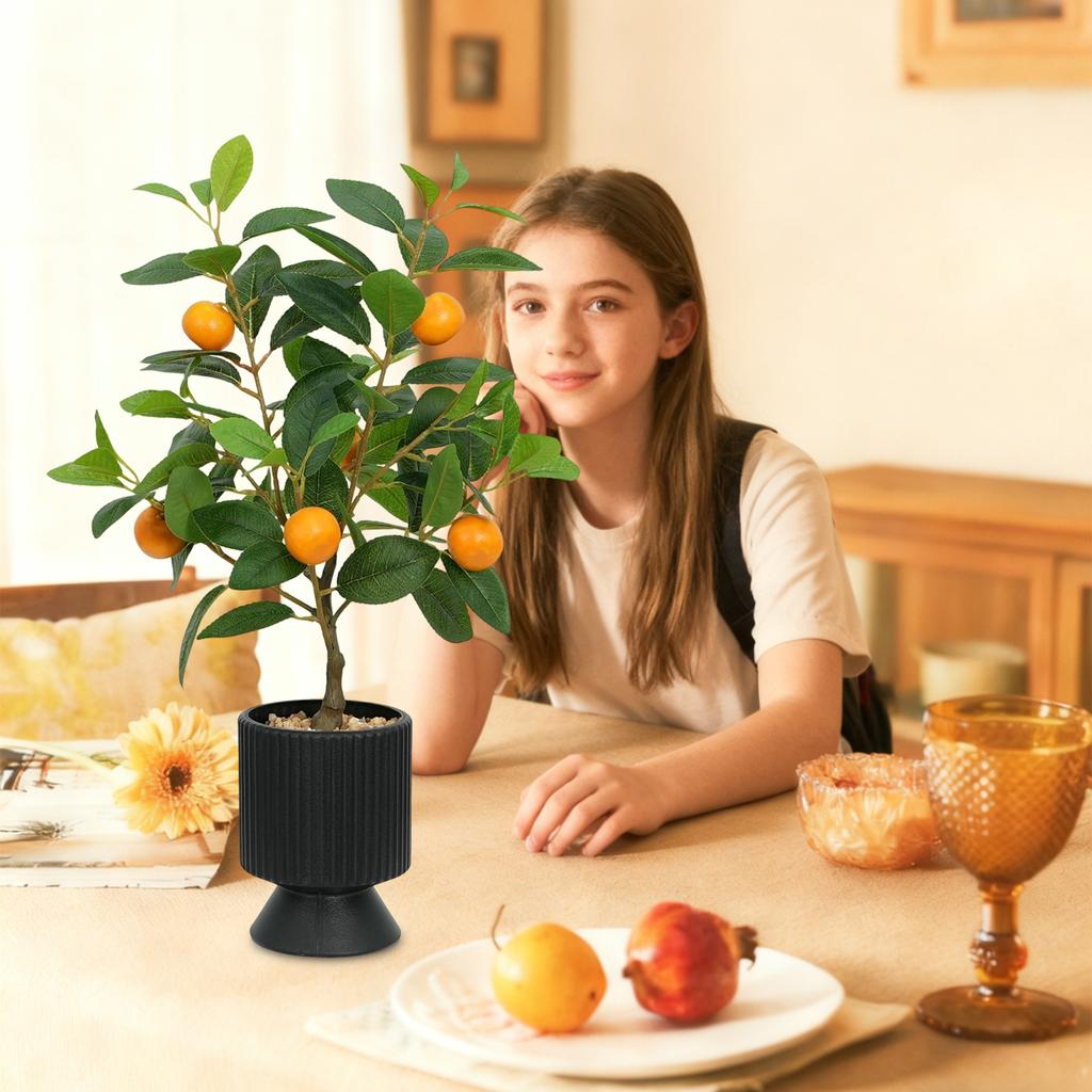 60cm Artificial Orange Tree For Indoor Living Room Window Decoration