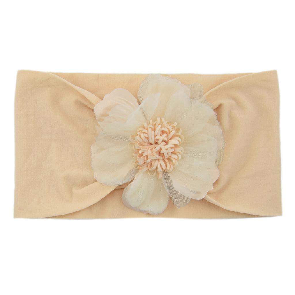 Mesh Sunflower Nylon Headgear Baby Hair Accessories Children'S Headband Infant Soft Headband Stockings Headband