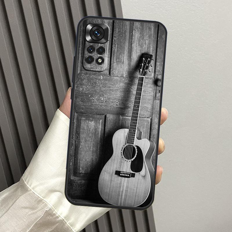 

Guitar Music Phone Case For Xiaomi Redmi Note 12 11 8 9 10 Pro 10S 11S 8T Redmi 10C 10A 10 12C 9C Funda Redmi Note 10S